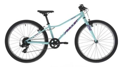 Rower dziecięcy AMULET FUN (24'') celeste blue/purple