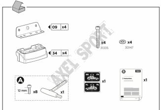 Zestaw dopasowujący (Kit) THULE 3149 Fixpoint XT / VOLKSWAGEN - 2