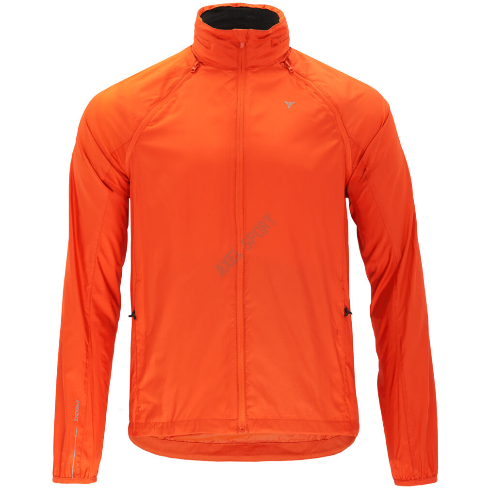 Kurtka rowerowa trekkingowa przeciwwiatrowa męska Silvini VETTA orange