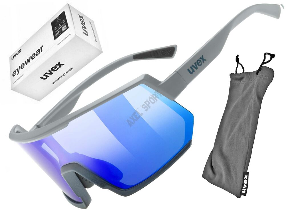 Okulary rowerowe przeciwsłoneczne UVEX Sportstyle 235 rhino deep space S2