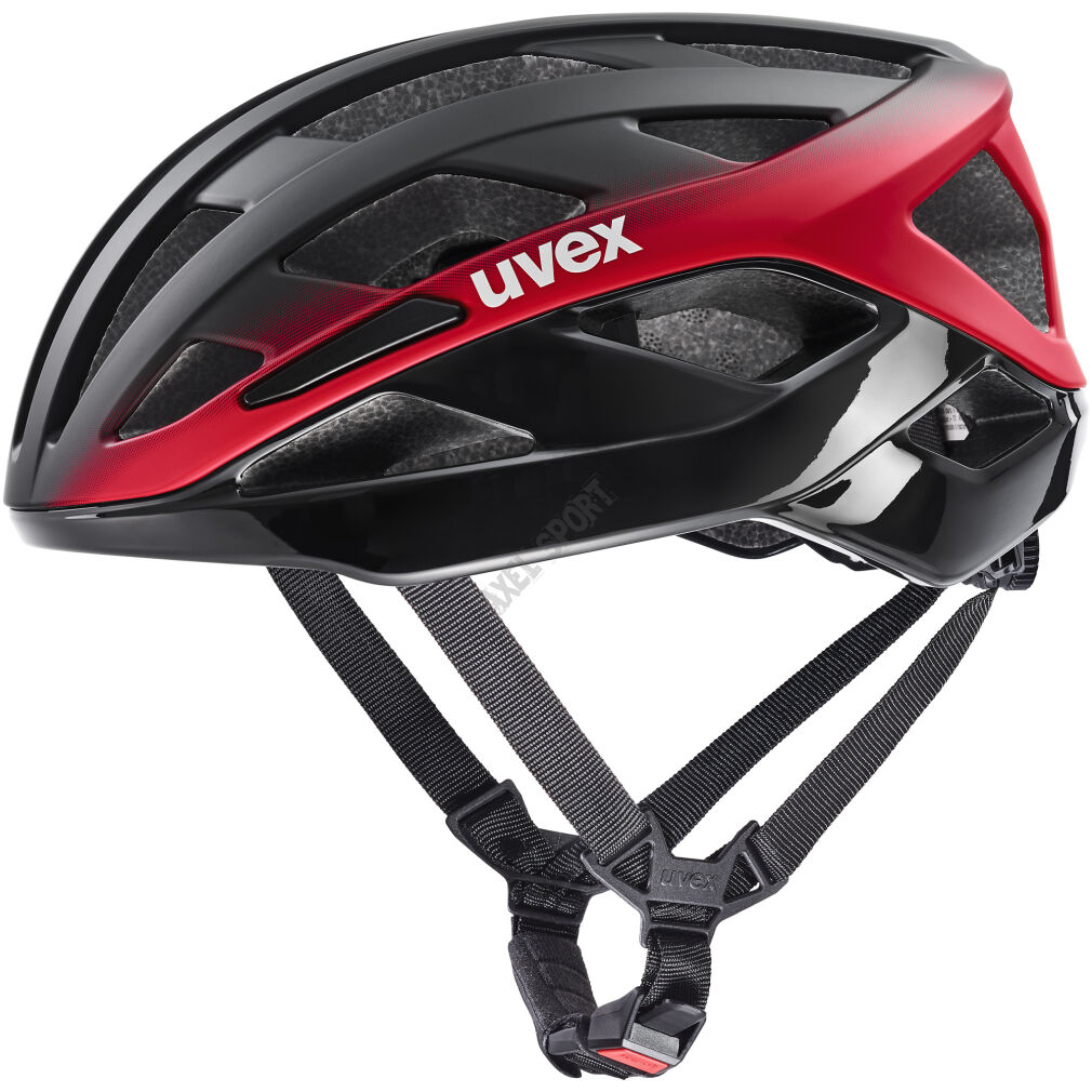 Kask rowerowy UVEX I-volute black-red matt