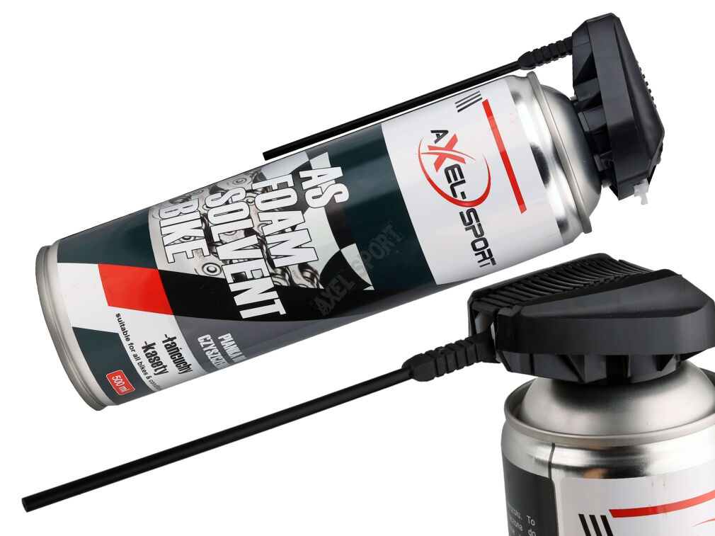 Pianka do czyszczenia łańcucha kasety AXEL AS Foam Solvent Bike 500 ml