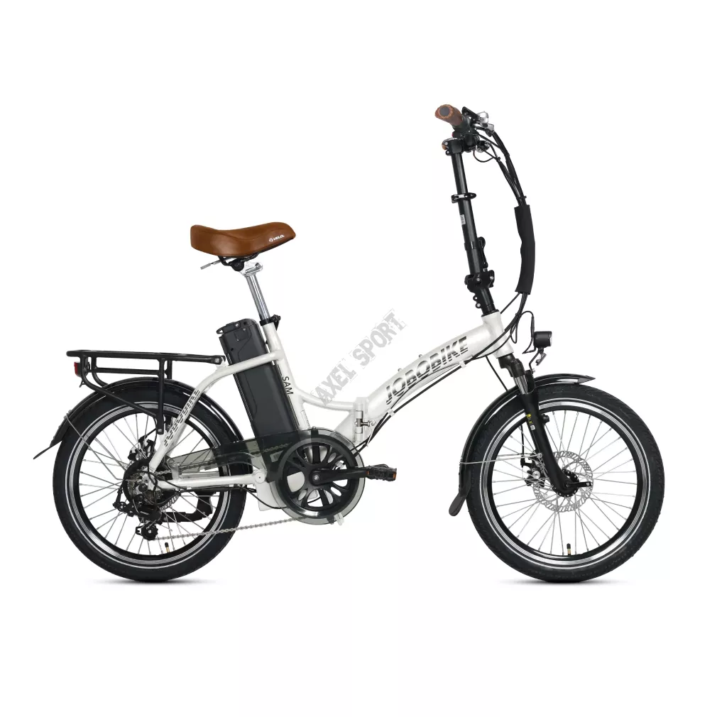 Rower Elektryczny swkładany Jobobike SAM Miejski White