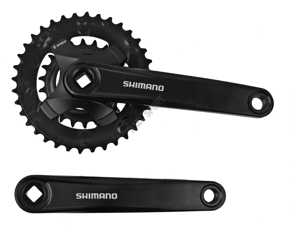 Mechanizm korbowy korba Shimano FC-MT101-B2 9s,170 mm
