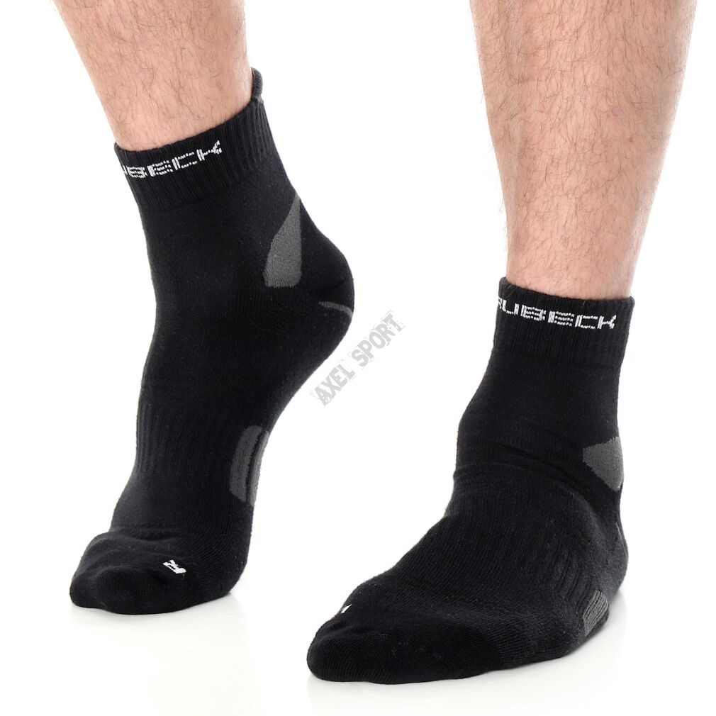 Skarpety sportowe za kostkę BRUBECK MULTIFUNCTIONAL grafitowe M/39-41
