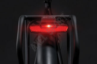 Lampka rowerowa na bagażnik dynamo prądnica AXA JUNO-ST 80mm ebike - 5