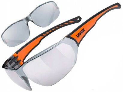 Okulary UVEX Sportstyle 204 black-orange S3