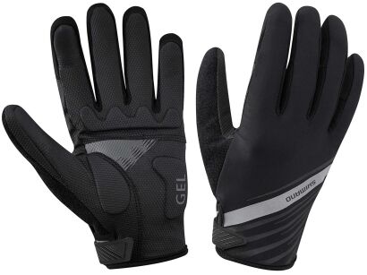 Rękawiczki rowerowe SHIMANO Long Gloves Black