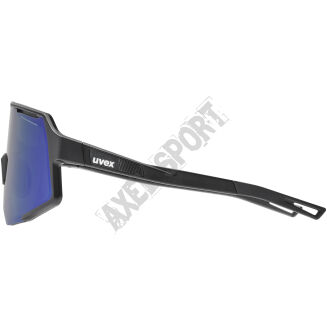 Okulary rowerowe przeciwsłoneczne UVEX Sequenze black matt/Mirror green S3 - 3