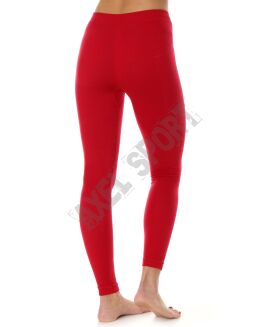 Spodnie legginsy termoaktywne damskie BRUBECK EXTREME WOOL malinowe S - 3