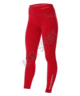 Spodnie legginsy termoaktywne damskie BRUBECK EXTREME WOOL malinowe S - 4