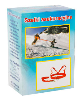 Szelki asekuracyjne do nauki jazdy na nartach dzieci Sport Forever Czarne - 7