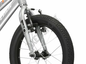 Rower dziecięcy z kółkami bocznymi KROSS Racer 4.0 (16'') sreb biał pom - 5