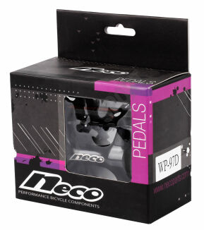 PEDAŁY ROWEROWE NECO WP-97D ALUMINIOWE MTB CZARNE - 2