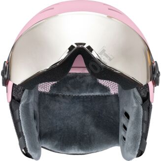 Kask narciarski UVEX Rocket JR visor pink 54-58cm - 2