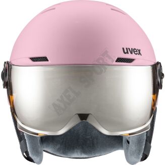 Kask narciarski UVEX Rocket JR visor pink 54-58cm - 4
