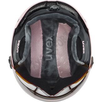 Kask narciarski UVEX Rocket JR visor pink 54-58cm - 7