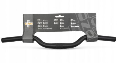 Kierownica rowerowa UNO AL-078 25,4 mm 618 mm aluminiowa czarna 24°