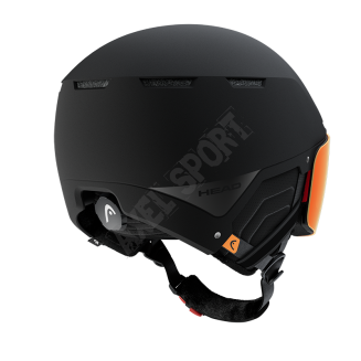 Kask narciarski HEAD CINEMA PRO black szyba S2 - 2