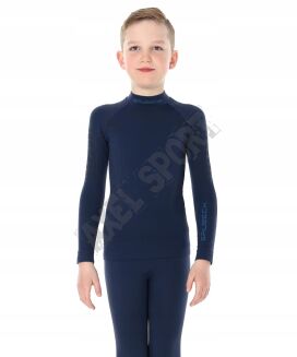 Komplet odzieży termoaktywnej junior BRUBECK THERMO granat 128/134 - 2