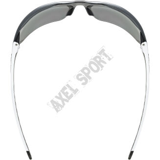 Okulary rowerowe UVEX Equate black/white (silver) S3 - 4