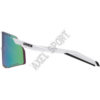 Okulary rowerowe przeciwmgielne UVEX Pace Stage CV white/green S3 - 5