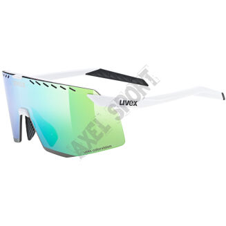 Okulary rowerowe przeciwmgielne UVEX Pace Stage CV white/green S3 - 2