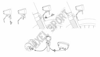 LAMPA PRZEDNIA JY-7070 LED NA DYNAMO / PRĄDNICA 70LUX - 4