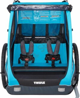 Przyczepka THULE Coaster XT 2-dzieci niebieska - 2