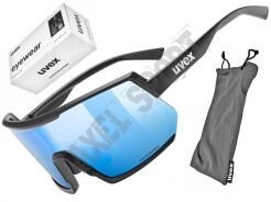 Okulary rowerowe przeciwsłoneczne UVEX Sportstyle 235P black mat S3