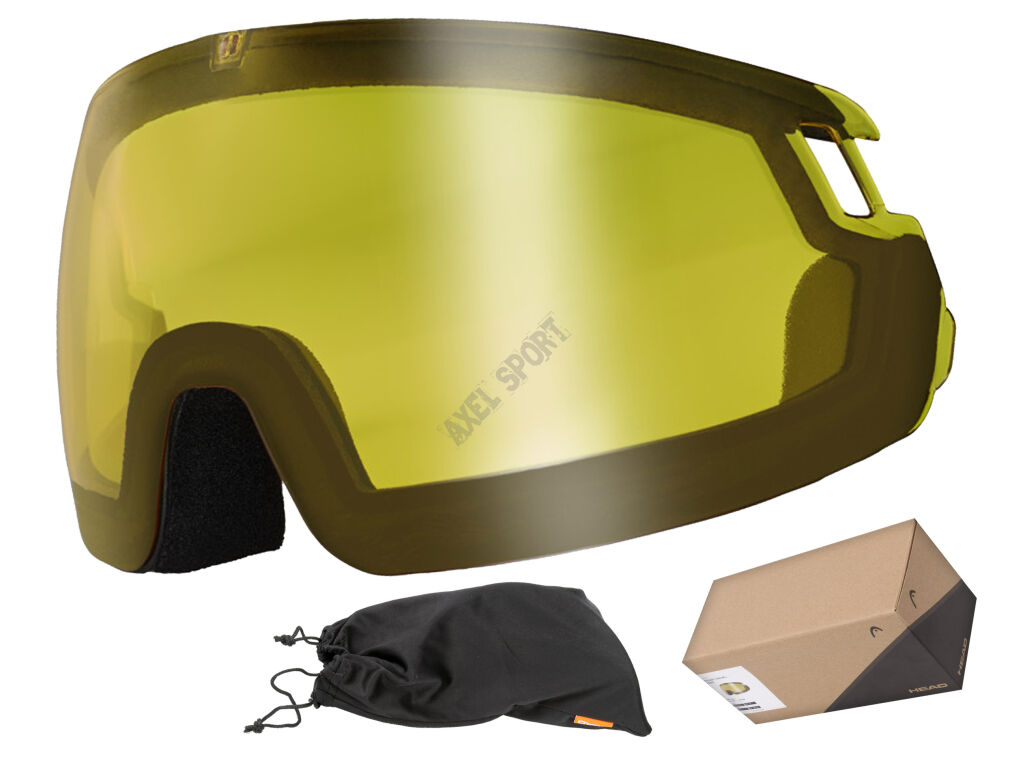 Szyba do kasków HEAD Radar/Rachel yellow S1