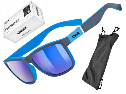 Okulary sportowe Uvex LGL 39 grey/blue S3