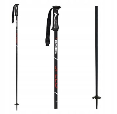 Kije kijki narciarskie GABEL SPEED black/red