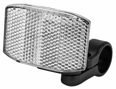 ODBLASK PRZEDNI BIAŁY PROSTOKĄT ŚCIĘTY DŁ 31,8mm