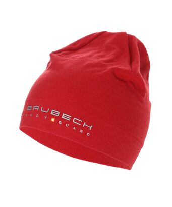 Czapka wełniana dwuwarstwowa BRUBECK Extreme Wool HM1018 burgund S/M