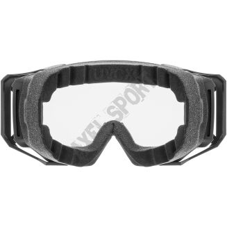 Okulary rowerowe UVEX Athletic black/clear (S0) - 3