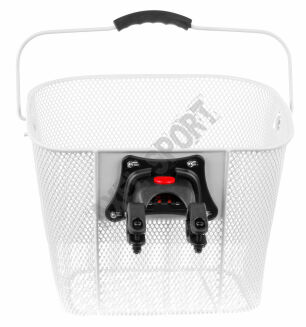 Koszyk / kosz na kierownicę HT-512 + uchwyt KLIK PRO  + rączka Biały - 3