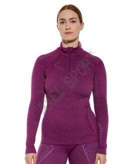 Bluza damska Brubeck Extreme Merino fuksja XL - 2