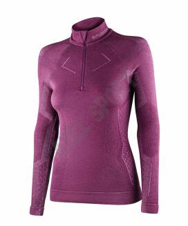 Bluza damska Brubeck Extreme Merino fuksja XL - 4
