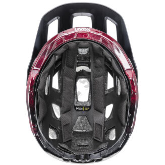 Kask rowerowy UVEX React MIPS Ruby Red - 2