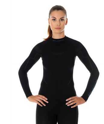 Termoaktywna Bluza Damska Thermo BRUBECK LS13100  - czarny