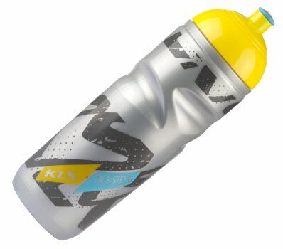 Bidon rowerowy Kellys TUNDRA TERMO - silver/yellow - 0,5L