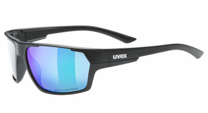 Okulary rowerowe sportowe polavision UVEX Sportstyle 233P black matt S3