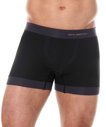 Bokserki męskie BRUBECK BASE LAYER grafit S
