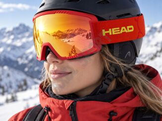 Gogle narciarskie snowboardowe HEAD CONTEX red red (S2) - 2