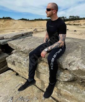 Buty sportowe męskie lekkie wygodne BRUBECK BAREFOOT Merino black 43 - 9