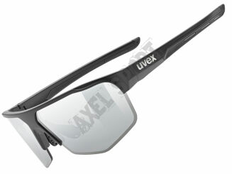 Okulary rowerowe UVEX Axos set black matt (mirror silver) S3/S0 - 2