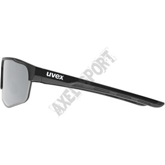 Okulary rowerowe UVEX Axos set black matt (mirror silver) S3/S0 - 7