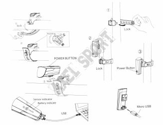 Zestaw lampek Buchel BLC-610 LED OSRAM USB - 9