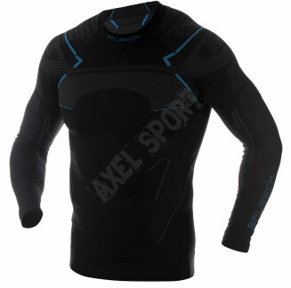 BLUZA THERMO MĘSKA BRUBECK LS13040A BLK/NIEB - 3